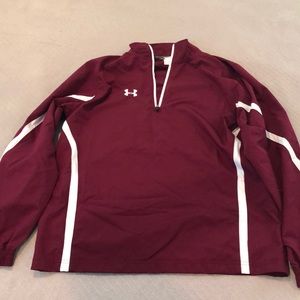 Under Armour 1/4 Zip Windbreaker Pullover Men’s LG